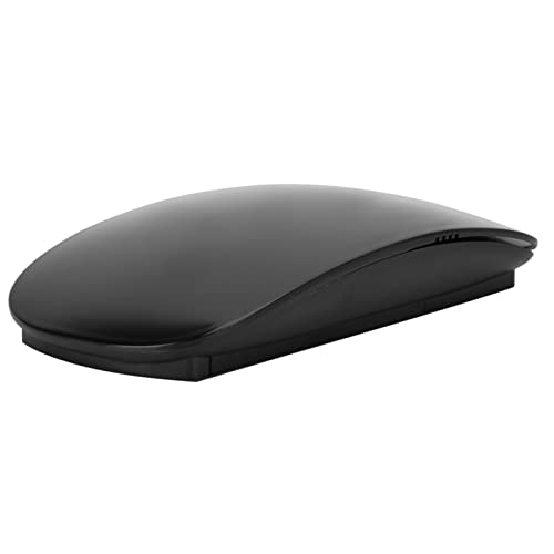 NIZUUONE Hochempfindliche 1200 Ppi 2,4 GHz Wireless Touch Touch Touch Stille Maus für Einen Laptop -Computer Hinweis, Ideal für Arbeit/Büro Im Haushalt (Black) von NIZUUONE