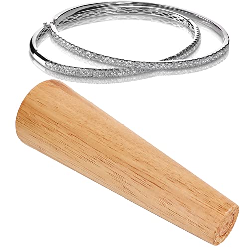 NIZUUONE Mandreau de Round Holzarmarmerei Werkzeug Zur Reparatur Deformierter Armbänder Praktischer Schmuck für Armbänder Hersteller (kurz) von NIZUUONE