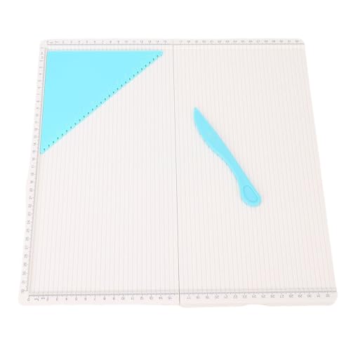 NIZUUONE Papierbewertungsbrett, 12,6 Zoll ABS -Kunststoffklappschütze mit Gerilligem Design und Dreieckigem Werkzeug für das Karten -Erstellen von Scrapbooking DIY -Kunsthandwerk NIZUUONE Papierbewertungsbrett, 12,6 Zoll ABS -Kunststoffklappschütze mit Gerilligem Design und Dreieckigem Werkzeug für das Karten -Erstellen von Scrapbooking DIY -Kunsthandwerk von NIZUUONE