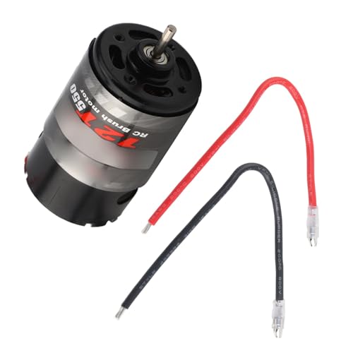NIZUUONE RC Gebürstetem Motor Hoher Präzision mit Niedrigem Motor für 4 RC -Automodell 550 Gebürstet (12T) von NIZUUONE