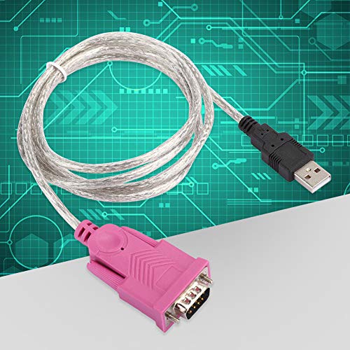 NIZUUONE USB 2.0 Bis RS232-Kabelwandler DB9 Männlicher Plug-and-Play 1,5M Stabiles Getriebe für LED-Anzeige, Etikettendrucker NIZUUONE USB 2.0 Bis RS232-Kabelwandler DB9 Männlicher Plug-and-Play 1,5M Stabiles Getriebe für LED-Anzeige, Etikettendrucker von NIZUUONE