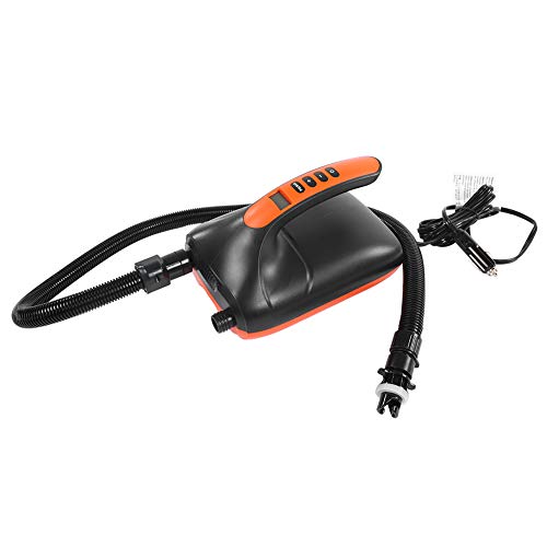 NIZUUONE Wiederaufladbare Luftpumpe Digitale Wiederaufladbare Pumpe Hochgeschwindigkeit 350 L/min 20psi mit LCD -Display für Paddelbretter Kajaks Schlauchboote von NIZUUONE
