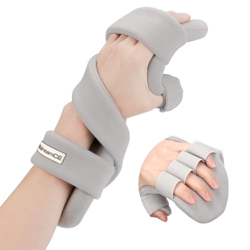 NIdreamCE Handschiene kapaltunnelschiene Handgelenkstütze Nacht Unterstützung for Handgelenk Sehnenscheidenentzündung, Schlaganfall Hand, Handgelenksfraktur, Arthritis von NIdreamCE