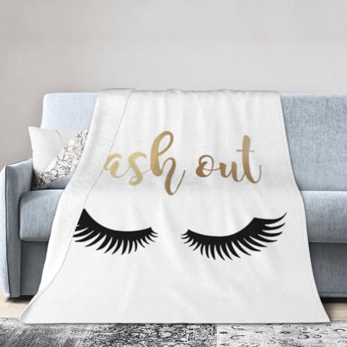 NImongt Atmungsaktive Flanelldecke mit Wimperndruck, leicht, hautfreundlich, konditionierende Decke für Bett NImongt Atmungsaktive Flanelldecke mit Wimperndruck, leicht, hautfreundlich, konditionierende Decke für Bett von NImongt