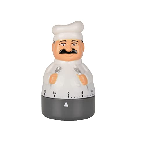 NInE-ROnG Kitchen Timer Kochtimer Countdown Timer Mechanischer Timer 60 Minuten Countdown-Timer Kochförmiger Wecker,Geeignet für Kinder und ältere Menschen, Kann Zum Kochen Verwendet Werden von NInE-ROnG