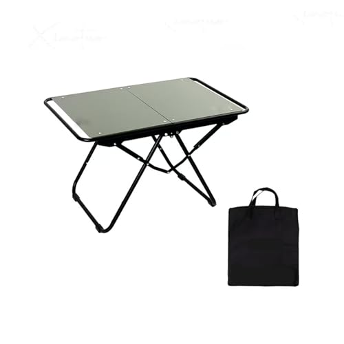 NJDQFA Grill Tisch Beistelltisch Mit Tragetasche,Campingtisch Faltbar Für Picknick Kochen Garten Wandern BBQ,Tragbare Klappbarer Campingtisch,Grün von NJDQFA