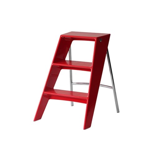 NJDQFA Klappbarer Tritthocker Aus Acryl Leiter,Transparente Einseitige Leiter Für Zuhause Bibliothek Büro,Zusammenklappbarer Kleiner Hocker,Rot NJDQFA Klappbarer Tritthocker Aus Acryl Leiter,Transparente Einseitige Leiter Für Zuhause Bibliothek Büro,Zusammenklappbarer Kleiner Hocker,Rot von NJDQFA