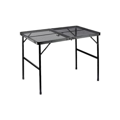 NJDQFA Tragbare Klappbarer Campingtisch,Grill Tisch Beistelltisch Mit Tragetasche,Höhenverstellbarer Campingtisch Faltbar Mit Metallgitterplatte,A,90 * 60CM/35.4 * 23.6" NJDQFA Tragbare Klappbarer Campingtisch,Grill Tisch Beistelltisch Mit Tragetasche,Höhenverstellbarer Campingtisch Faltbar Mit Metallgitterplatte,A,90 * 60CM/35.4 * 23.6" von NJDQFA