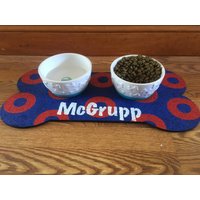 Fischmann Hundeknochen Tischset Aus Recyceltem Gummi von NJEastCoasters