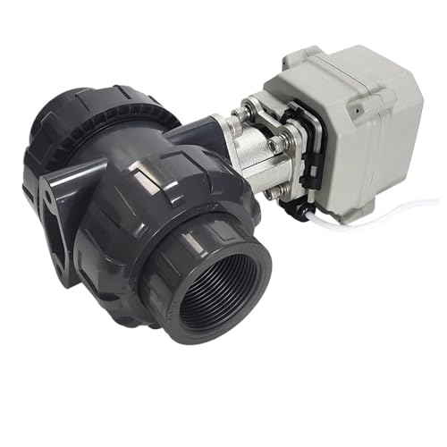 1-1/2“ Plastic Motorised Ball Valve 15Nm Actuator with PVC True Union DN40 Ball Valve 2/3/5/7 control wires for water treatment(NPT THREAD_DC24V_CR702) von NJFTVEEFI