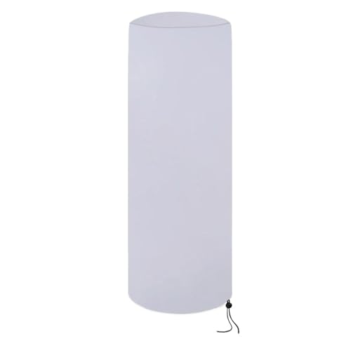 210D Oxford-Stoff, kreisförmige Luftheizungsabdeckung, wasserdichter 50x120cm Möbelschutz Terrassenheizung Abdeckung(Silver) von NJIEzhao