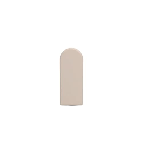 NJIEzhao Bettkopfteil Kinder Antikollisions-Wandaufkleber Weiche Tasche Rückenlehnenpolster Selbstklebend Verdickt 3D Dreidimensionales Schlafzimmerdekor(Light Coffee 20x50cm) von NJIEzhao