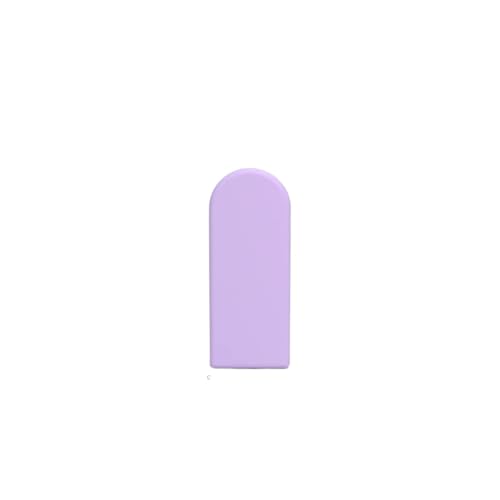 NJIEzhao Bettkopfteil Kinder Antikollisions-Wandaufkleber Weiche Tasche Rückenlehnenpolster Selbstklebend Verdickt 3D Dreidimensionales Schlafzimmerdekor(Light Purple 20x50cm) von NJIEzhao