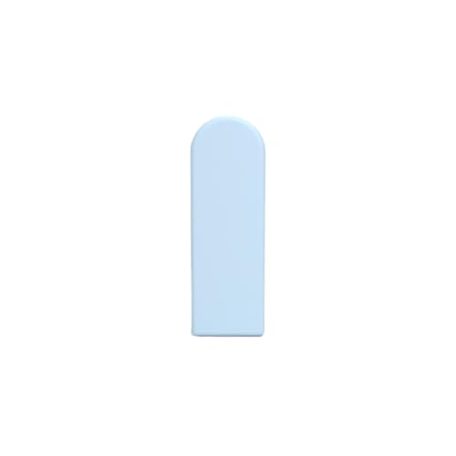 NJIEzhao Bettkopfteil Kinder Antikollisions-Wandaufkleber Weiche Tasche Rückenlehnenpolster Selbstklebend Verdickt 3D Dreidimensionales Schlafzimmerdekor(Sky Blue 60x20cm) von NJIEzhao