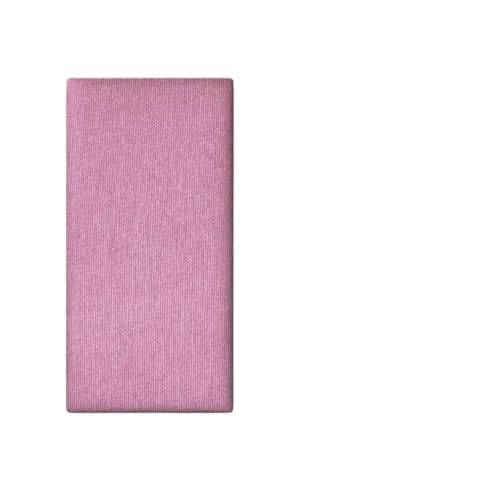 NJIEzhao Bettkopfteil Tatami-Polsterwandverkleidung, Leinen, 3D-Aufkleber, selbstklebend, kollisionssicher, Nachttisch-Kopfteil, Kinderzimmer-Rückenlehne(Color1,30X30CM) von NJIEzhao