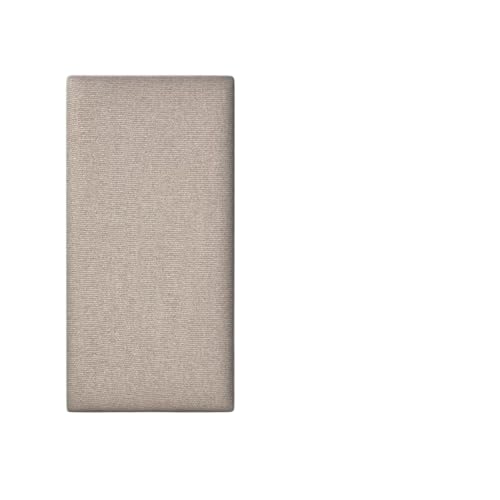 NJIEzhao Bettkopfteil Tatami-Polsterwandverkleidung, Leinen, 3D-Aufkleber, selbstklebend, kollisionssicher, Nachttisch-Kopfteil, Kinderzimmer-Rückenlehne(Color3,20X20CM) von NJIEzhao