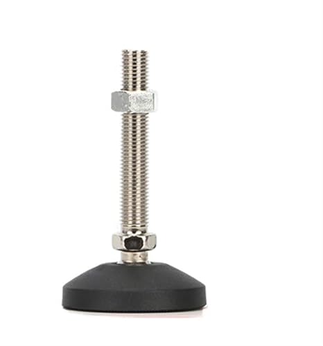 NJIEzhao Möbelstützbein Rutschfestes Pad Verstellbare Möbelgleiter-Nivellierfüße Pad Verstellbare Füße Verstellbare Gerätefüße(D80XM12X80mm) von NJIEzhao