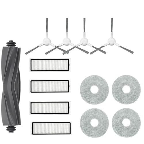 Kompatibel Mit Dreame, L10 / L10s Pro / L10 Pro Zubehör Hauptseitenbürste Hepa-Filter Wischtuch Roboter Ersatzteile(11) von NJIRGOXS