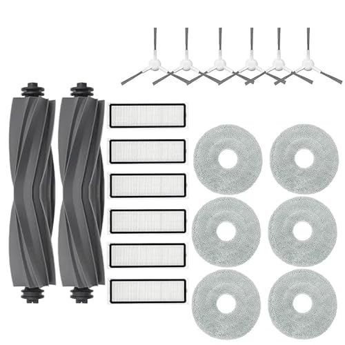 Kompatibel Mit Dreame, L10 / L10s Pro / L10 Pro Zubehör Hauptseitenbürste Hepa-Filter Wischtuch Roboter Ersatzteile(12) von NJIRGOXS