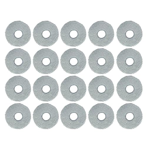 Kompatibel Mit Ecovacs Deebot, X2 X2 Pro DEX86 Roboter-Staubsauger, Ersatzteil-Zubehör, Wischtuch, Lappen(20PCS) von NJIRGOXS