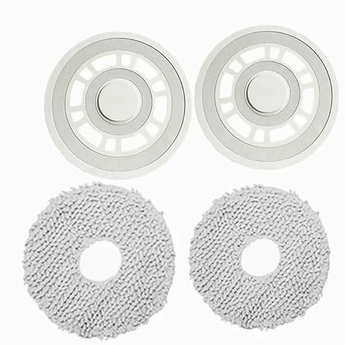 Kompatibel for XiaoMi, Mop Mount Roboter Vakuum X10 + Tablett Ping Halter Ersatzteile von NJIRGOXS