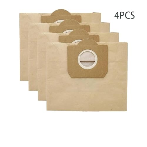 Staubpapierbeutel, Kompatibel Mit Karcher, WD3 WD3300 MV3 SE4001 SE4002 6.959-130 A2200 A2500 A2600 A2900 Staubsauger-Müllbeutel(4pcs) von NJIRGOXS