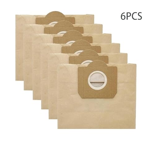 Staubpapierbeutel, Kompatibel Mit Karcher, WD3 WD3300 MV3 SE4001 SE4002 6.959-130 A2200 A2500 A2600 A2900 Staubsauger-Müllbeutel(6pcs) von NJIRGOXS