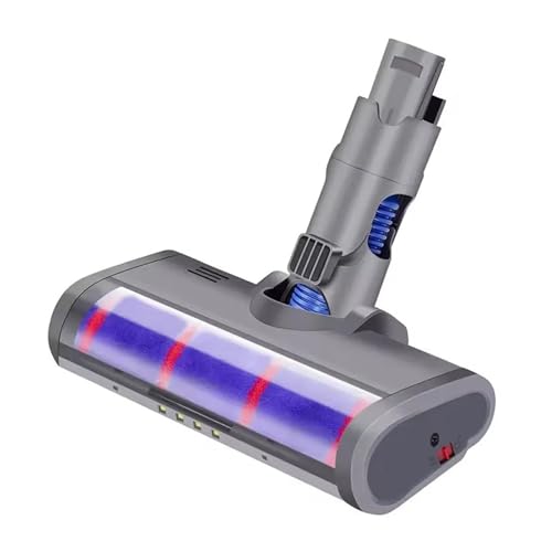 Motorisiertes Bodenbürstenkopf-Werkzeug, Kompatibel Mit Dyson V6 DC58 DC59 DC61 DC62, Zubehör For Bodenbürsten Mit Weichem Kehrwalzenkopf For Staubsauger von NJLWARPBG
