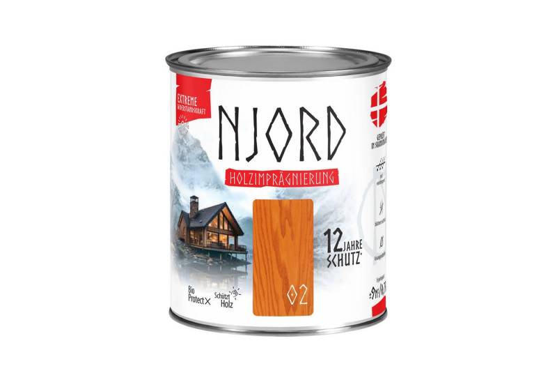 NJORD Holzgrundierung NJORD Extreme Holzimpragnierung (02) Nordische Eibe - 0,75L von NJORD