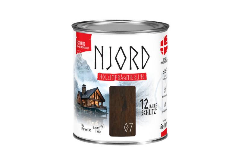 NJORD Holzgrundierung NJORD Extreme Holzimpragnierung (07) Polare Lärche - 0,75L von NJORD