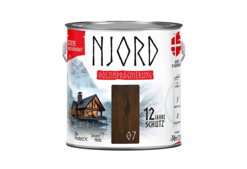 NJORD Holzgrundierung NJORD Extreme Holzimpragnierung (07) Polare Lärche - 2,5L von NJORD