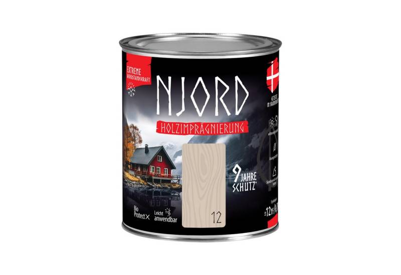 NJORD Holzgrundierung NJORD Holzimpragnierung (12) Neblige Wiese - 0,75L von NJORD