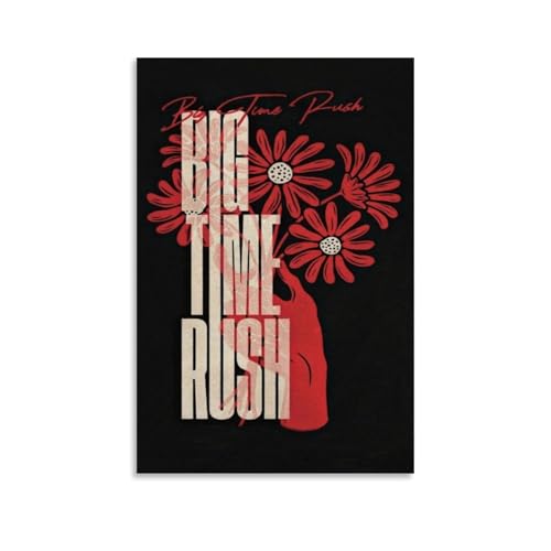 NJZUSA Big Time RushWall Decor Leinwand Büro Kunst Gemälde Druck Zuhause Wohnzimmer Schlafzimmer Dekor Kunstwerk Unframe-Stil 60 x 90 cm von NJZUSA