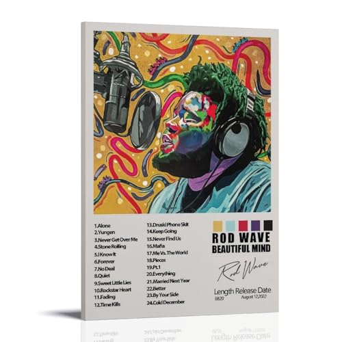 NJZUSA Leinwandbild, Motiv: Stangenwelle, schöne MindWall Dekoration, Leinwand, Büro, Kunstdruck, Zuhause, Wohnzimmer, Schlafzimmer, Dekor, Rahmenstil, 50 x 75 cm von NJZUSA