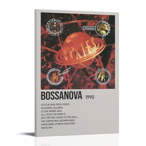 NJZUSA Pixies BossanovaWanddekoration, Leinwand, Büro, Kunstdruck, Gemälde, Druck, Zuhause, Wohnzimmer, Schlafzimmer, Dekor, Kunstwerk, Rahmenstil, 40 x 60 cm von NJZUSA