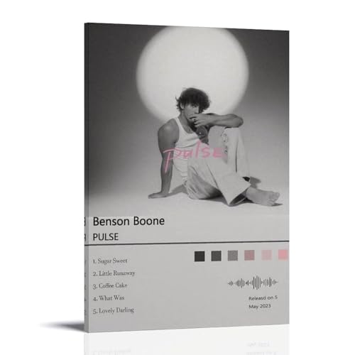 NJZUSA Pulse Benson BooneWall Decor Leinwand Büro Kunst Gemälde Druck Zuhause Wohnzimmer Schlafzimmer Dekor Kunstwerk Rahmenstil 20 x 30 cm von NJZUSA