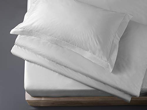 NK HOME ENNEKAPPA1876 COLOR Bettwäsche-Set mit Bettbezug für Doppelbett 160 x 190 cm Bianco von NK HOME ENNEKAPPA1876 COLOR