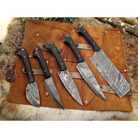 Handgemachte Damaskus Stahl Koch Messer Set Geschenk Für Schwester Bruder Etsy Beste Produkt Antike Jahrestagsgeschenk von NKAntiquesShop