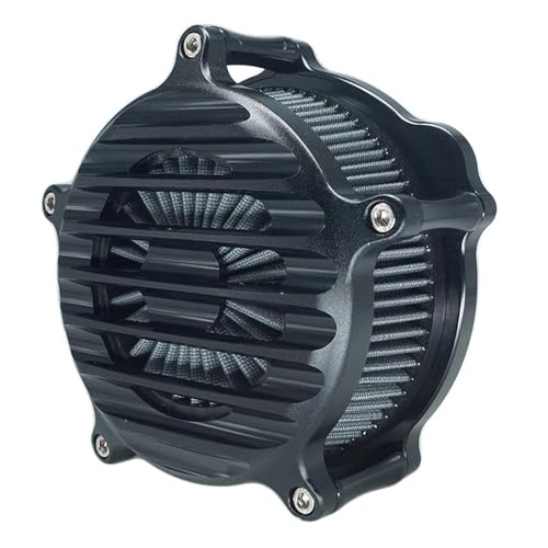 NKCVEZBW Ansaugluftfilter Nostalgie Venturi, kompatibel mit Harley XL Sportster 883 1200 Softail Dyna Touring Big Twin CAM FLT FLST FXDLS M8(A Gray) von NKCVEZBW
