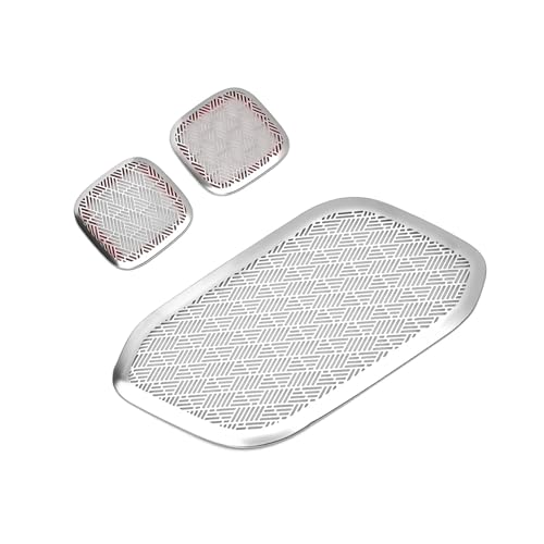 NKCVEZBW Edelstahl Silber 3 stücke Tür Audio Lautsprecher Dekorative Abdeckung Horn Netz Trim Kompatibel Mit Kia EV9 2024 Innen Dekoration NKCVEZBW Edelstahl Silber 3 stücke Tür Audio Lautsprecher Dekorative Abdeckung Horn Netz Trim Kompatibel Mit Kia EV9 2024 Innen Dekoration von NKCVEZBW