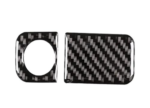 NKCVEZBW Kompatibel mit Honda CRV 2007 2008 2009 2010 2011, Auto-Carbonfaser, Beifahrerseite, Handschuhfach, Aufbewahrungsbox, Rahmenabdeckung, Aufkleberverkleidung von NKCVEZBW