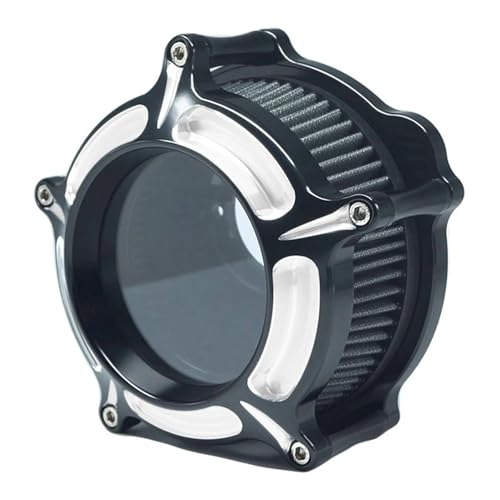 NKCVEZBW Motorradfilter, Clarion Contrast Cut Luftfilter-Set, kompatibel mit Harley Sportster XL 883 XL 1200 Dyna Softail Fat Boy Touring (Contrast-Cut Gray A) von NKCVEZBW