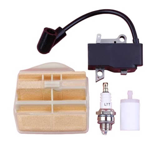 NKCVEZBW Zündung C Modul Luftfilter Zündkerze Kit Kompatibel Mit Husqvarna 445 450 445e 450e Kettensäge Ersatzteil 573935702 NKCVEZBW Zündung C Modul Luftfilter Zündkerze Kit Kompatibel Mit Husqvarna 445 450 445e 450e Kettensäge Ersatzteil 573935702 von NKCVEZBW