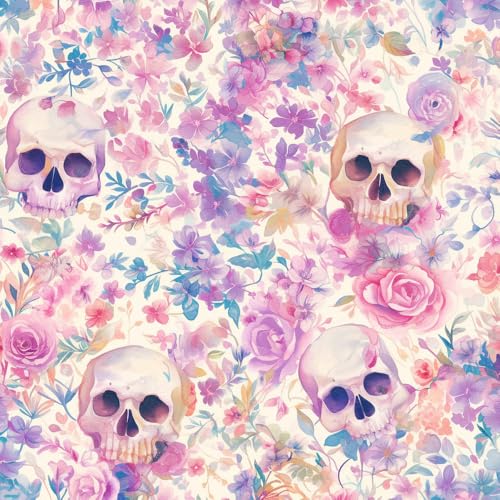NKDYVB Bunter Totenkopf Kontaktpapier 45cm x 1000cm Abziehen und aufkleben Moderne bunte Blumen Tapete selbstklebend Wandpapier für Schrank Regal Liner Zimmer Wände Abdeckung dekorativ NKDYVB Bunter Totenkopf Kontaktpapier 45cm x 1000cm Abziehen und aufkleben Moderne bunte Blumen Tapete selbstklebend Wandpapier für Schrank Regal Liner Zimmer Wände Abdeckung dekorativ von NKDYVB