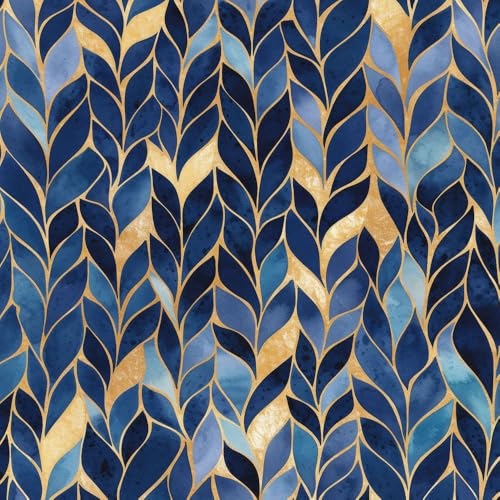 NKDYVB Moderne abstrakte Blätter Kontaktpapier 45cm x 1000cm Abziehen und aufkleben Blauer Mosaikmarmor Tapete selbstklebend Wandpapier für Schrank Regal Liner Zimmer Wände Abdeckung dekorativ NKDYVB Moderne abstrakte Blätter Kontaktpapier 45cm x 1000cm Abziehen und aufkleben Blauer Mosaikmarmor Tapete selbstklebend Wandpapier für Schrank Regal Liner Zimmer Wände Abdeckung dekorativ von NKDYVB