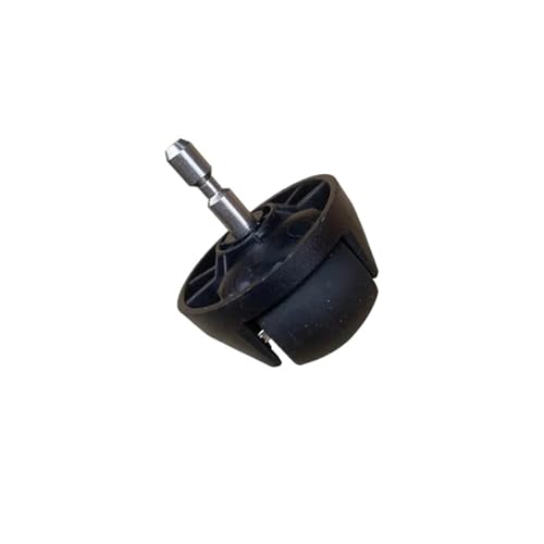 Zubehör For Staubsaugerräder, Kompatibel Mit Xiaomi STYTJ02YM 3C 2S S10 B106GL S12 T12, Schwarz-weißes Vorderrad For Staubsauger(1pcs) von NKEWIUFC