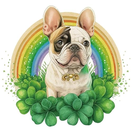NKGWQ 27 x 26 cm, 3 Stück, Regenbogen-Bulldogge, Selbstklebende Toilettendeckel-Aufkleber, lustige PVC-wasserdichte Toilettensitz-Aufkleber für Deckel, Badezimmer-Wandaufkleber NKGWQ 27 x 26 cm, 3 Stück, Regenbogen-Bulldogge, Selbstklebende Toilettendeckel-Aufkleber, lustige PVC-wasserdichte Toilettensitz-Aufkleber für Deckel, Badezimmer-Wandaufkleber von NKGWQ