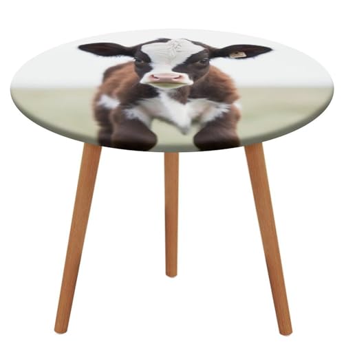 NKJJSTES Fitted Round Table Cloth Elastic Stretch Tablecloth Cow Waterproof Table Cover for Camping Indoor and Outdoor NKJJSTES Fitted Round Table Cloth Elastic Stretch Tablecloth Cow Waterproof Table Cover for Camping Indoor and Outdoor von NKJJSTES