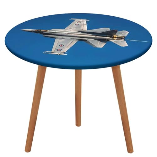 NKJJSTES Fitted Round Table Cloth Elastic Stretch Tablecloth Jet Fighter Waterproof Table Cover for Camping Indoor and Outdoor NKJJSTES Fitted Round Table Cloth Elastic Stretch Tablecloth Jet Fighter Waterproof Table Cover for Camping Indoor and Outdoor von NKJJSTES