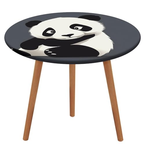 NKJJSTES Fitted Round Table Cloth Elastic Stretch Tablecloth Panda Animal Waterproof Table Cover for Camping Indoor and Outdoor NKJJSTES Fitted Round Table Cloth Elastic Stretch Tablecloth Panda Animal Waterproof Table Cover for Camping Indoor and Outdoor von NKJJSTES